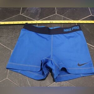 Nike Pro Royal Blue Performance Shorts Spandex